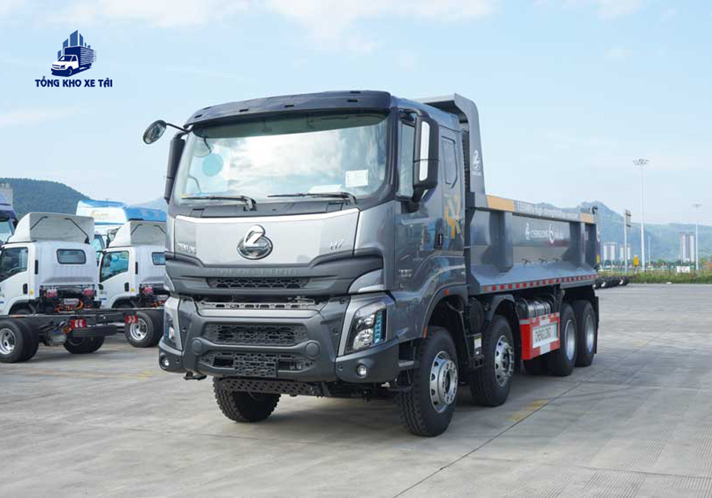 Xe Ben 4 Chân ChengLong H7 390HP Thùng U 15 Khối (Cầu Dầu)